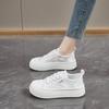 Canvas Shoes Round Head Muffin Sole Casual Little White Shoes Female Student Sports Running Canvas Women's Shoes
