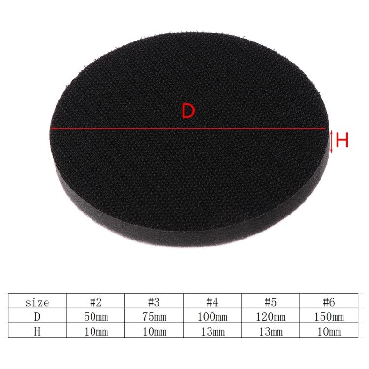 Soft Density Interface Pads Hook & Loop 6" Sponge Cushion Buffer Backing Pad