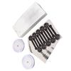 150Pcs Cookie Baking Package Bags Snack Biscuit Semitransparent Plastic Packaging with Accessories