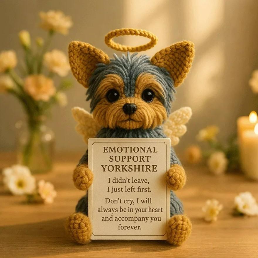 Yorkie Memorial Crochet Pattern Emotional Support Project Sympathy Gift for Dog Lovers Healing Craft for Coping with Pet Loss
