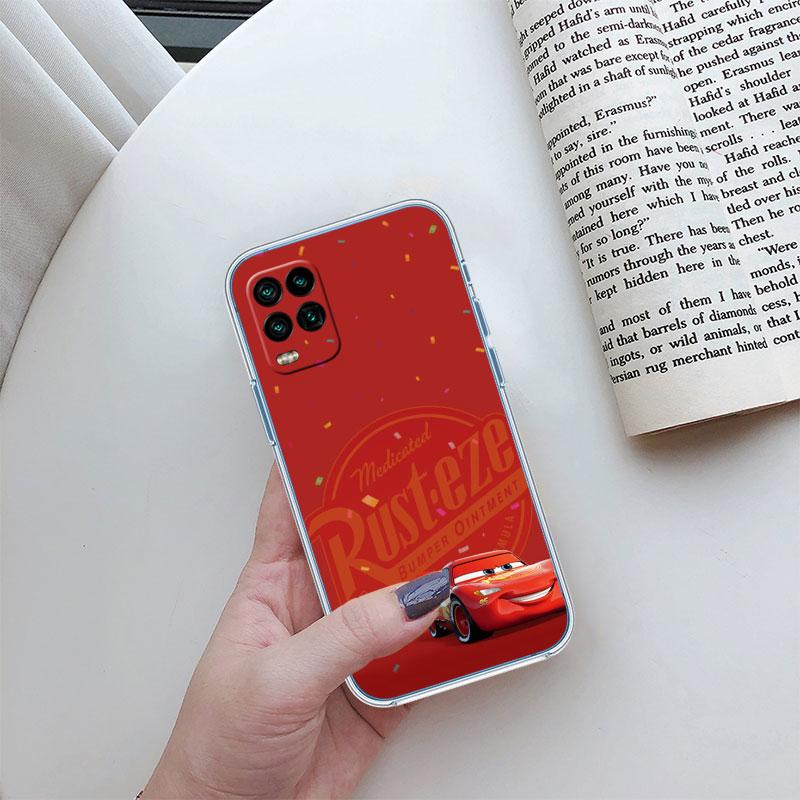 Cars Lightning McQueen Transparent Phone Case for Samsung Galaxy A04 A04S A14 A23 A34 A54 M23 M33 M52 M53