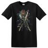 Guitarist Skull Graphic T Shirt Electric Music Festival Tee Heavy Metal
