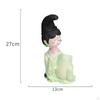 Chinese Ancient Girl Ornament Storage Decoration Art Figurine for Tabletop