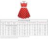 Dressy Daisy Baby Girls Polka Dot Fancy Dress, Halloween Costume, Birthday Party Outfit, Mouse Ears, Hair Hoop, Red, Ages 7-9
