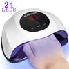 54W LED Nail Lamp for Gel Polish, Dual Light Source 5s Fast Curing, Professional Nail Dryer for Salon Use