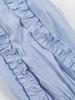 Koreanischer Stil Rüschen Patchwork Knopfhemd - Damen Lässiges Langarm Schlankmachendes Oberteil
