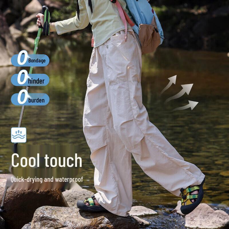 Moonkids Girls' Lightweight Quick-Dry Hiking Pants