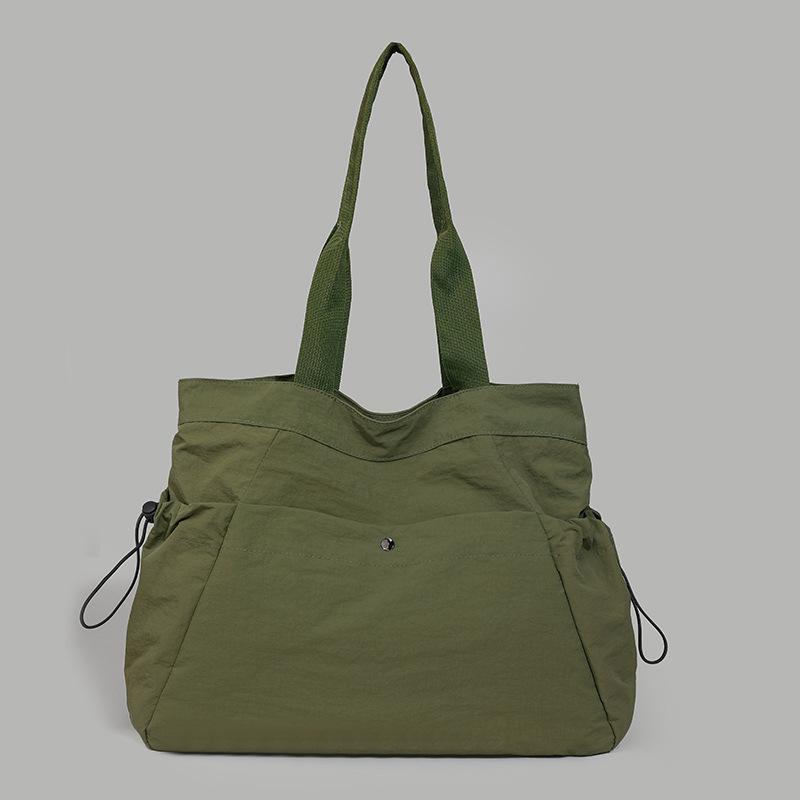 Large capacity cloth bag women's autumn and winter versatile shoulder commuter tote bag multi-functional backpack