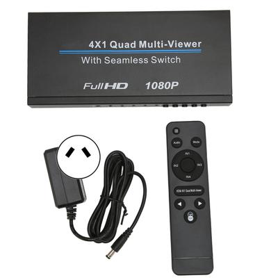 HD-Multimedia-Schnittstelle Quad Multi Viewer 4x1 4 in 1 Out 1080P IR HD-Multimedia-Schnittstelle Quad
