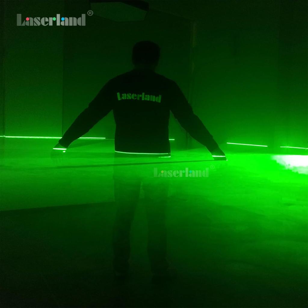 532nm Focusable Green Projector Generator Line Module for Sawmill Woodworks Swamp Haunted House 18mm (Focusable Class IIIr 5V with Adapter, Mount and