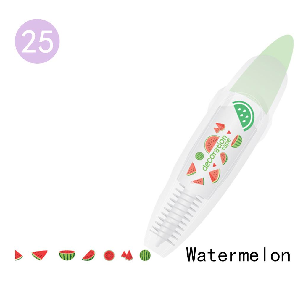 KawaiiDuck Panda Cherry Fish Balloon Strawberry Press Type Decorative Correction Tape Diary Stationery School Supply