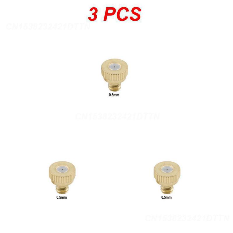 2/3/4PCS Brass High Quality Long-lasting Low Pressure Spray Atomizing Nozzle Humidifier High Performance Cooling Durable