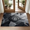 Manchester United Design Crystal Velvet Rug Soft Decorative Mat for Bedroom Entrance