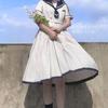 Sailor Short Halloween Sailor School Shirt White [TUISKU] Dress, Sleeved, White, Cosplay, Costume, Uniform, Uniform, Dress, Lolita, Adult, Women's,