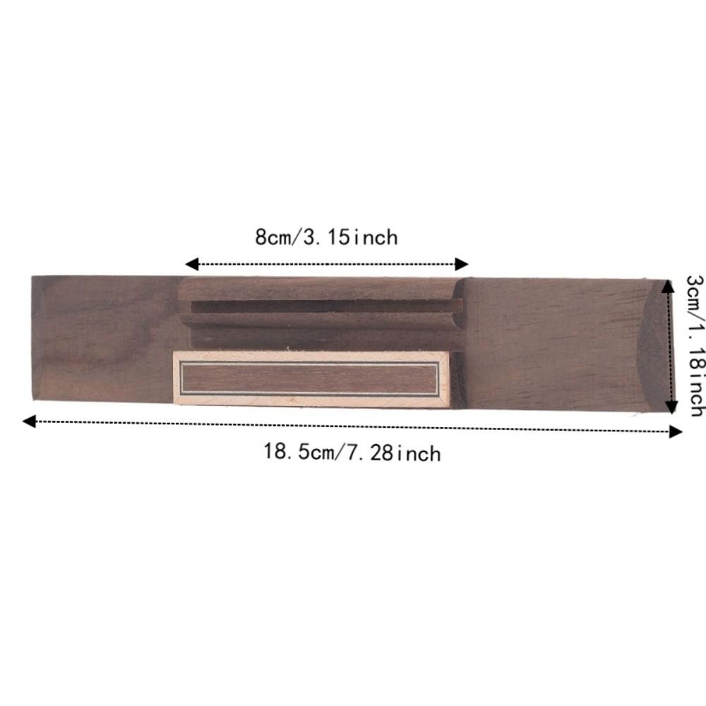 Rosewood Material Classical Guitar Bridge Wood Color 6 String Guitar Bridge For Classical Guitar