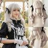 Long Curly Lolita Wig with Bangs Harajuku Roman Volume Cosplay Wig  Cosplay Party