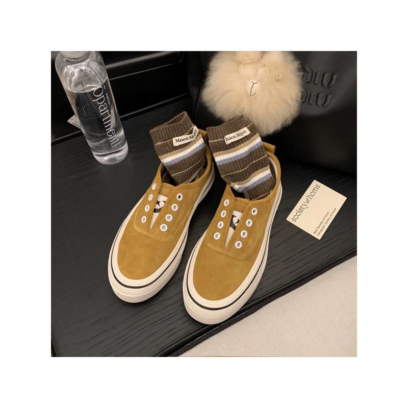 ! New Canvas Shoes for Women Lazy and One-pedal Casual Board Shoes for Women