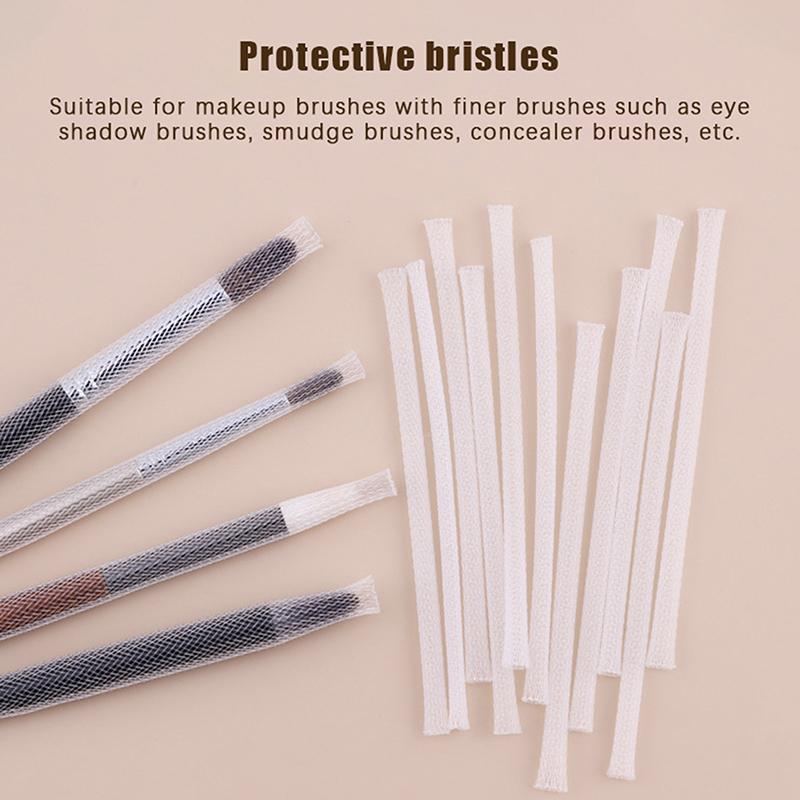 5/10/20/50Pcs Makeup Brush Protective Mesh Set Rose Gauze Set Makeup Brush Protective Mesh Set Flower Protective Mesh Set