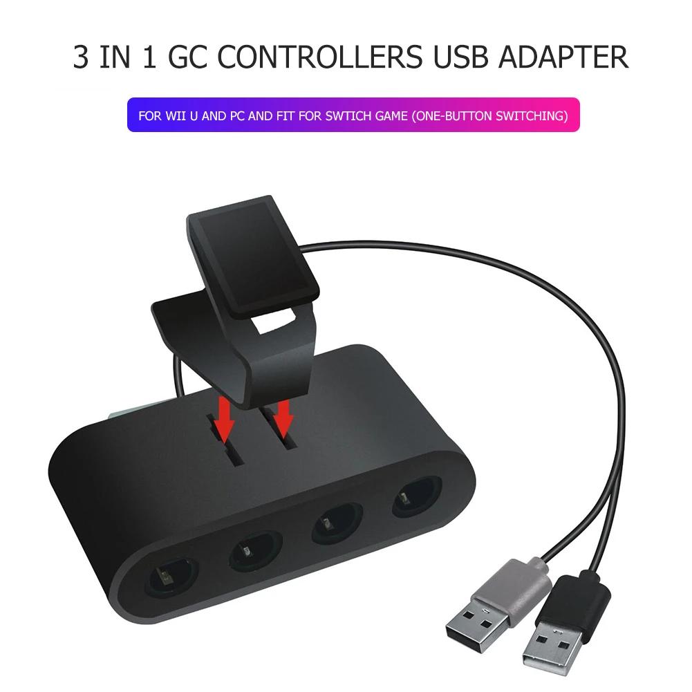 4-портовий ігровий конвертер для GameCube GC Controller USB-адаптер для Nintend Switch NGC/Wii u/PC Star Fighting Підтримка Dropshipping
