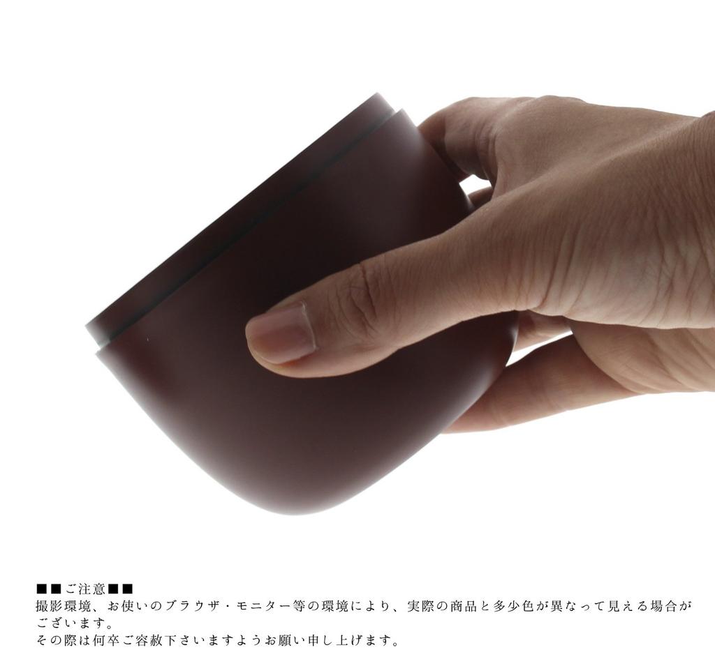 Ishida Tea Akane with inner 8 x x cm Japanese-made Caddy, (crimson) color, lid, 7.6 7.6