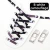 Rainbow Elastic Shoelaces Sneakers Press Lock Shoe Laces Without Ties Kids Adult Flats No Tie Laces Glitter Shoes Accessories