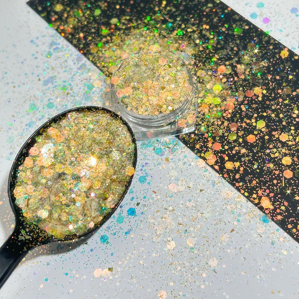 Fairy Eye Laser Nail Art Glitter Sequins for DIY Resin Crafts