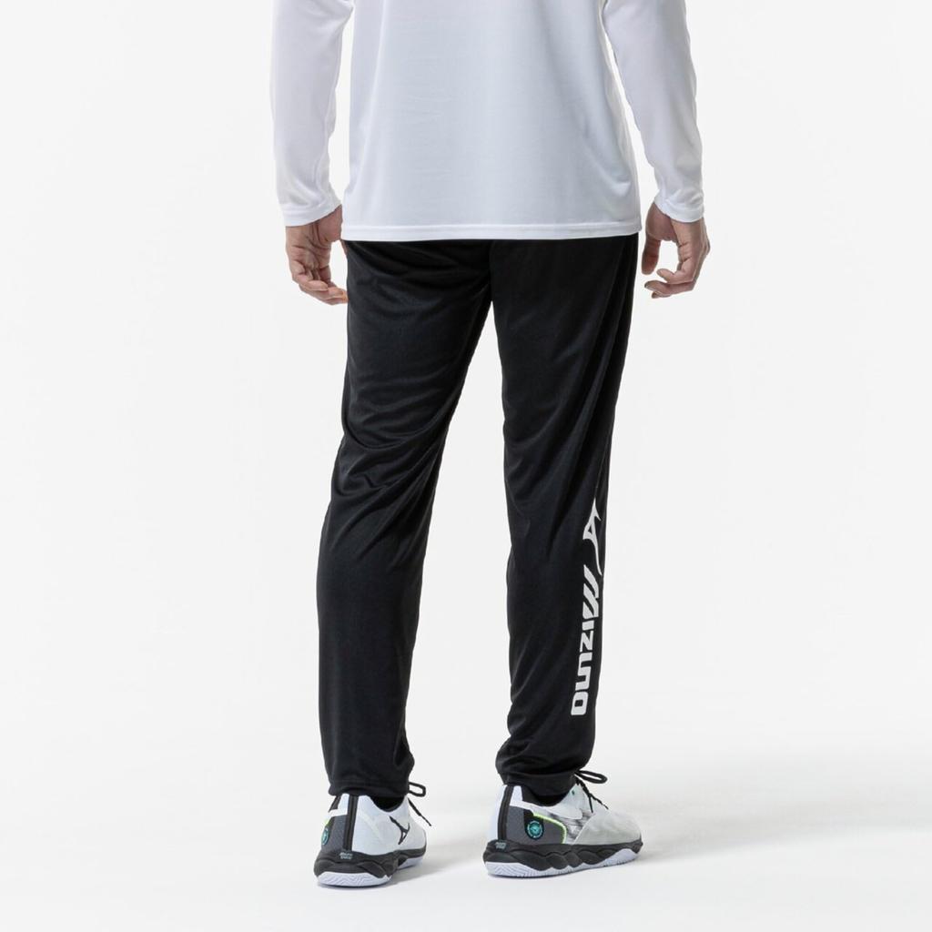 Mizuno Tennis Size 62MDC506 Warm-Up Pants, Sweat-Wicking, Quick-Drying, Unisex, Black, M,