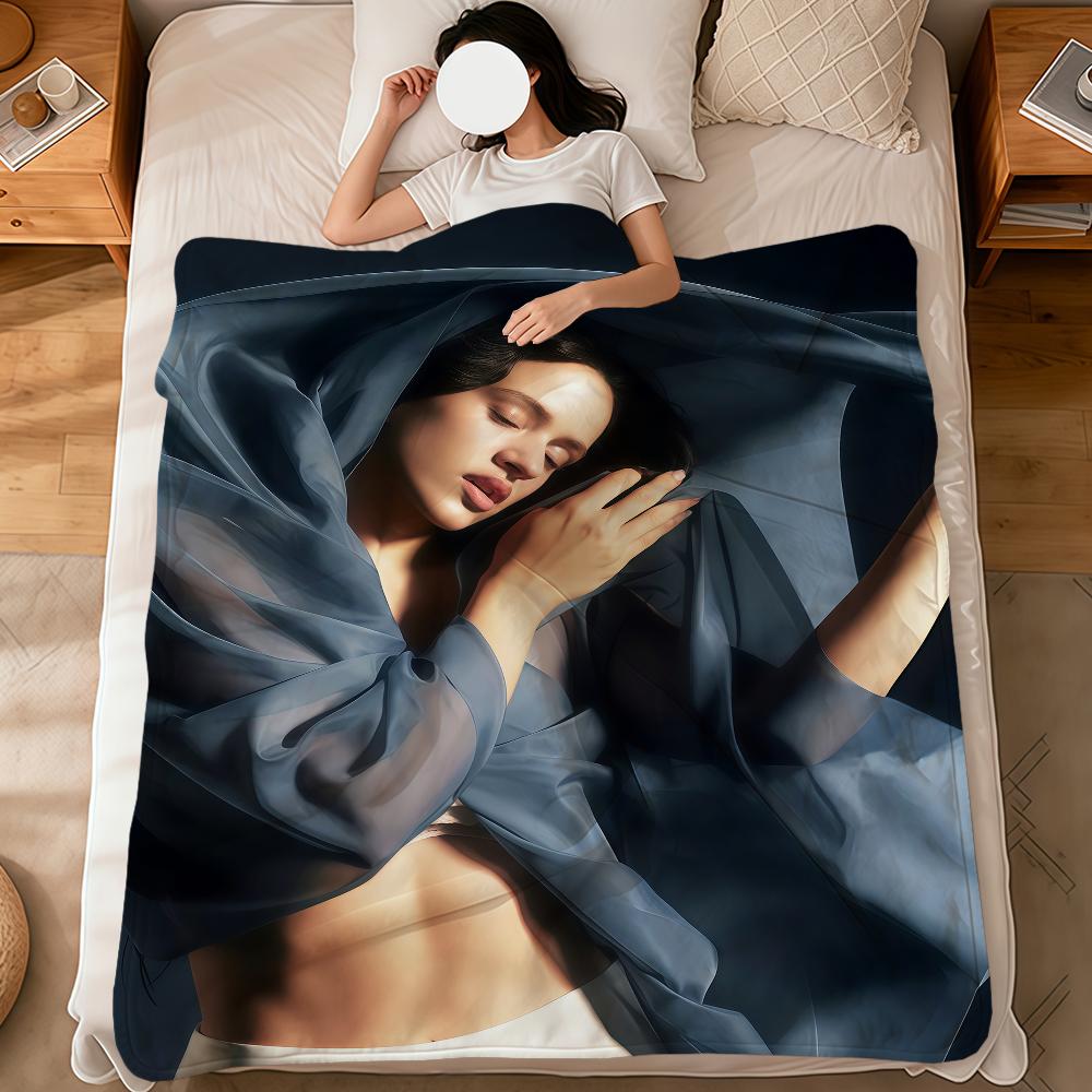 singer r-rosalia Lux Berghain fashion cool soft warm plush blanket dorm sofa living room pet hogar bedroom gift nap home Flannel