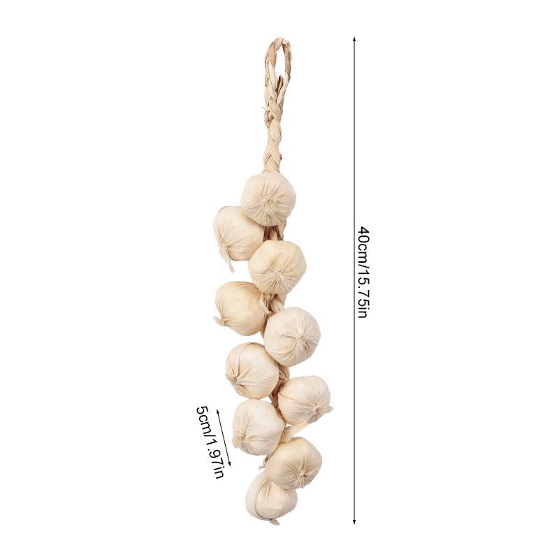 Artificial Fruit Vegetables Fake Chili Garlic Pumpkin For Home Kitchen Farm Party Wall Hanging Decoration Foam Pepper Strings