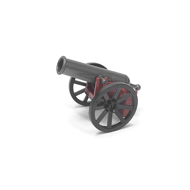 Medieval Military Cannon Small Particle Soldier Figurine Building Block Pirate Ship Artillery Scene Ornament Toy