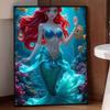 Disney Diamond Painting Full of Diamonds 5D Ariel Diamond Art Home Decoration Creative Handicrafts