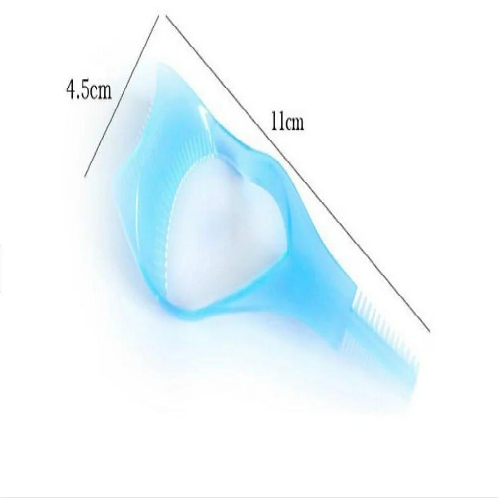 5PCS Practical Makeup Eye 3 in 1 Mascara Eyelash Applicator Guide Card Comb