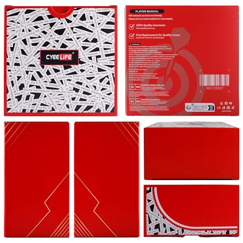 CyeeLife Plastic Tip Darts – 12-Point Darts for Electronic Dartboards, 18g