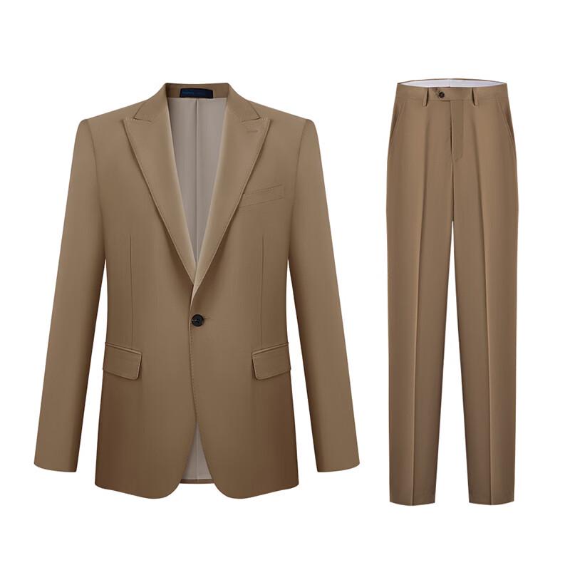 Мужской деловой костюм-тройка Terman Хаки 52