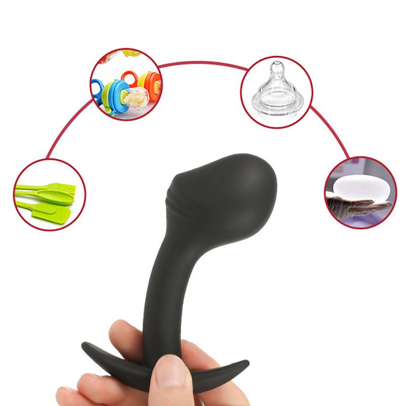 Bezpieczny Silikonowy Korek Analny Korek do Pośladków Unisex Seksowny Buttplug 3 Różne Rozmiary Masażer Prostaty Zabawki Seksualne dla Dorosłych Dla Mężczyzn/Kobiet