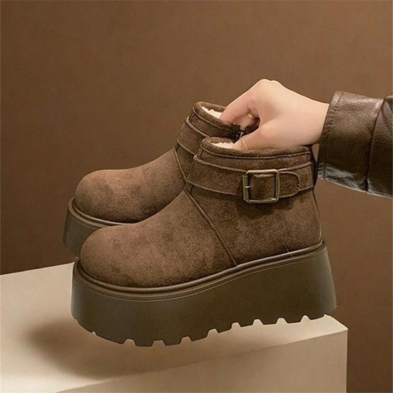 High-top Snow Boots for Women, Thickly Padded and Reinforced, Short Boots, New Style Cotton Shoes