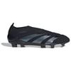 adidas Predator 24 Elite Laceless FG Base Black Pack - IE1807