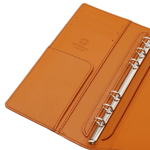 CCOMPANY LIMITED Planner, Made in Japan, A5 Size, Bible Size, Bible Slim Size, with Pen Holder, Turner 2 Second (Bible Slim Size, Brown)