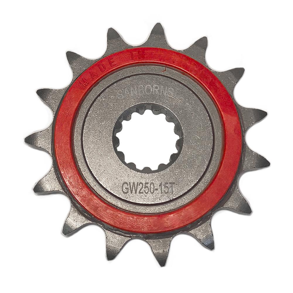 15T Silent Durable Motorcycle Front Sprocket Chain Wheel Front Fly Wheel Pinion For Suzuki GW250 GSX250R DL250