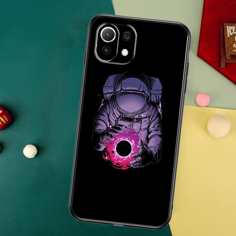 Cartoon Space Astronaut Case For Xiaomi 13 14 15 Ultra 11T 12T 13T 14T Pro POCO X7 Pro X3 X5 F5 F6 M6 X6 Pro Cover