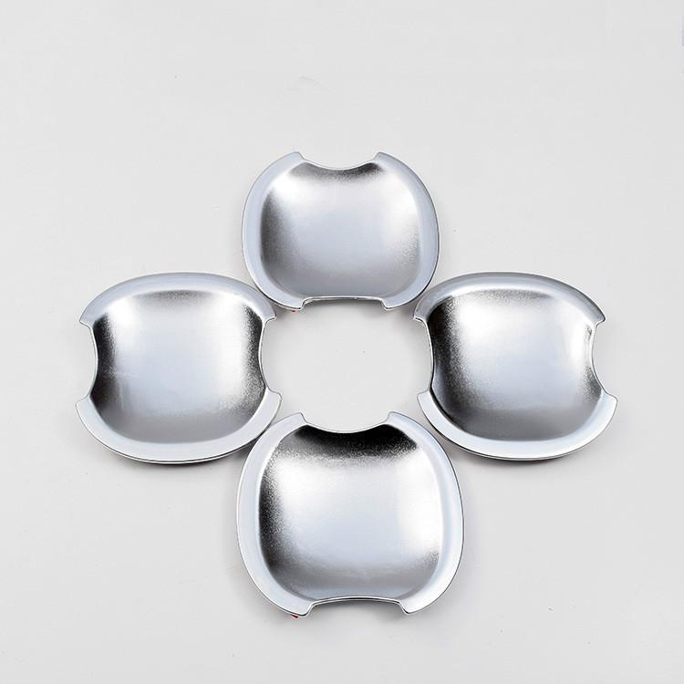 For Hyundai Santa Fe 2007-2012 ABS Chrome Door Handle Bowl Cover Trim Car Exterior Decoration Styling Accessory