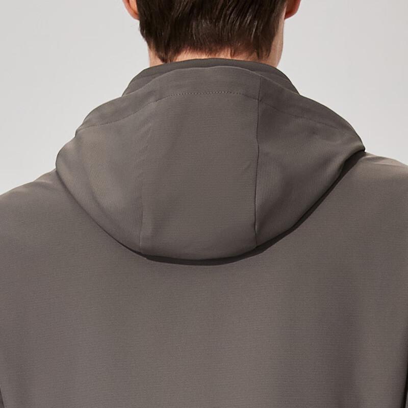 Antonio Men's Easy Care Business Trench Coat with Detachable Hood