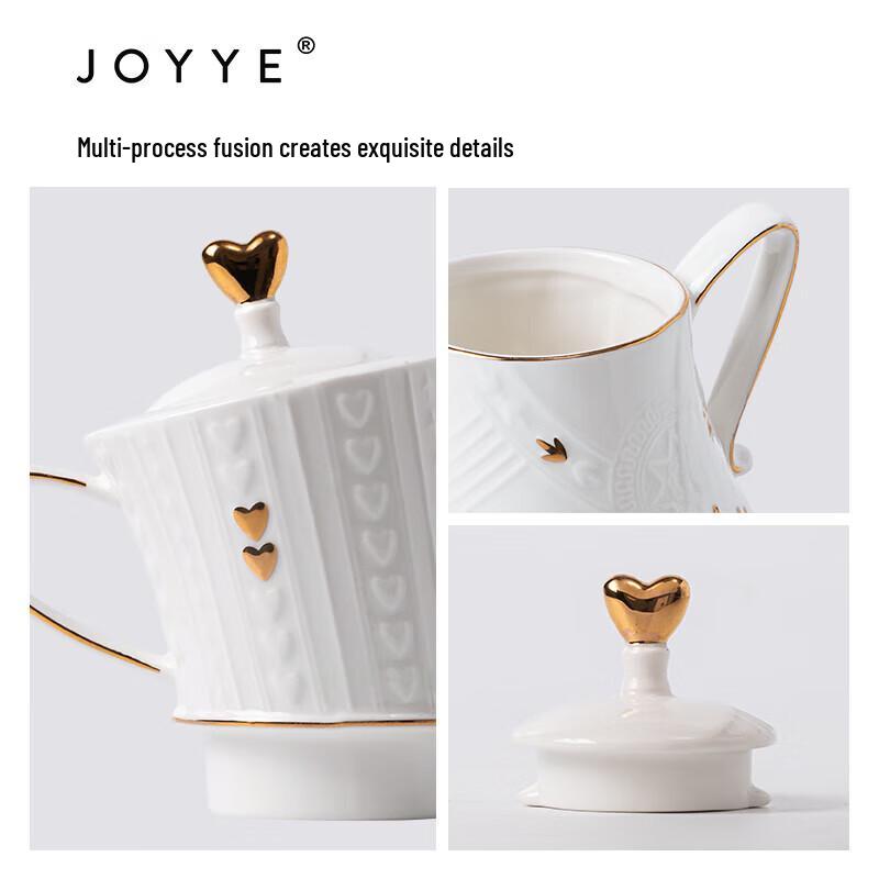 JOYYE Alice In Wonderland Queen of Hearts Ceramic Tea Set