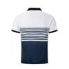Sommer Polohemd Reißverschluss Herren Bedrucktes Gestreiftes Polohemd