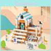 Wooden Educational Building Blocks For Kids With Tactile Montessori Design And Creative Play