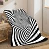 Hypnotic Spiral Pattern print blanket soft and cozy perfect for the living room bed sofa or a nap,gift