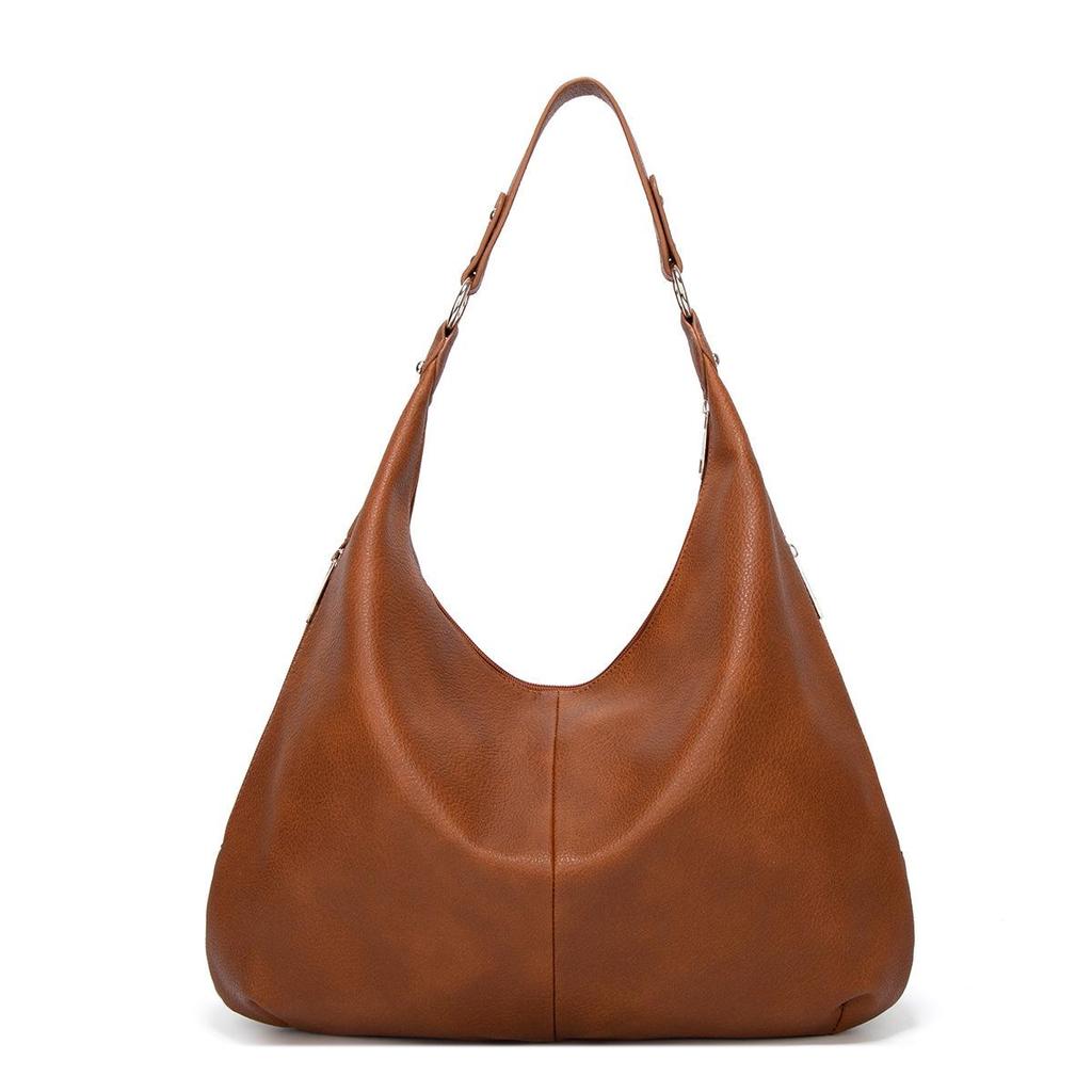 Women's 2023 Autumn/Winter Tote: Large Capacity Soft Leather Shoulder Handbag with Mother-and-Child Design