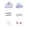 In Stock Emilia Cosplay Costume Dress with Hair Accessory Cosplay Costume Costume L [DOKITOKI] One-Piece