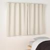 MUJI Flame RetardantLight Blocking Double Weave Non-pleated Curtain - Width 100 X Length 135 Cm - Ivory 84759086