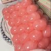 Shapeable Jelly Mochi Squeeze Translucent Pink Sensory Fidget Ball Peach Slushy Squishy  Studen